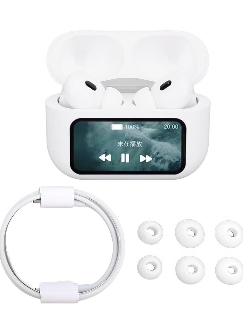 ANC+ENC Double Noise Reduction Touch Control Earbuds – 360 Stereo Sound, Advanced Noise Cancellation | Wireless Headphones for Clear Calls & Music, Sweat-Proof, Comfortable Fit