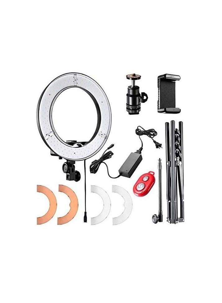 رينج لايت LED بحجم 18 إنش – متوافق مع الكاميرات الرقمية والهواتف الذكية - Image 2