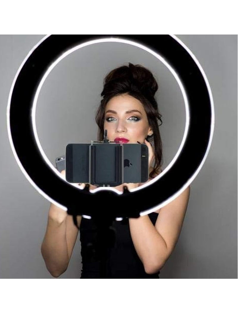 رينج لايت LED بحجم 18 إنش – متوافق مع الكاميرات الرقمية والهواتف الذكية - Image 3