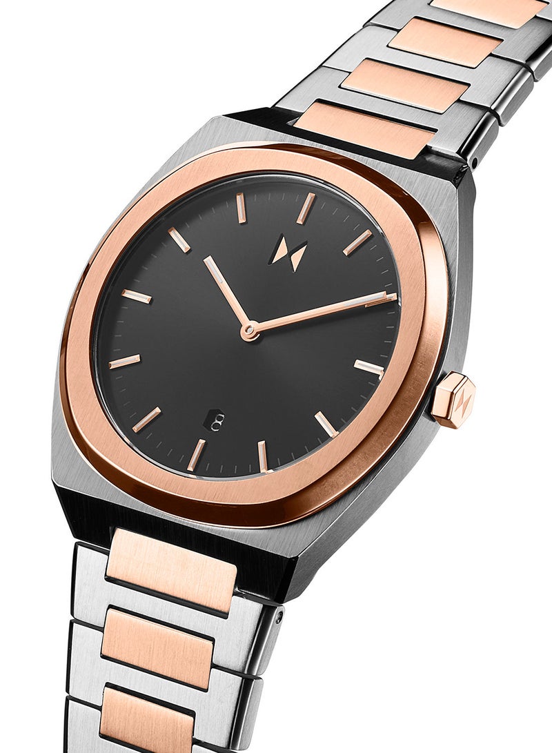 Men Analog Round Shape Stainless Steel Wrist Watch 28000171-D - 40 Mm