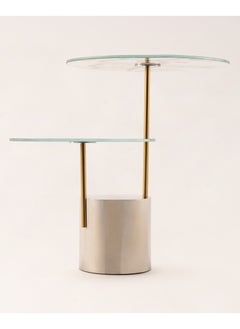 La Mesa Cake Stand Glass & Metal 49*39*46 cm Oulfa Collection  - Image 4