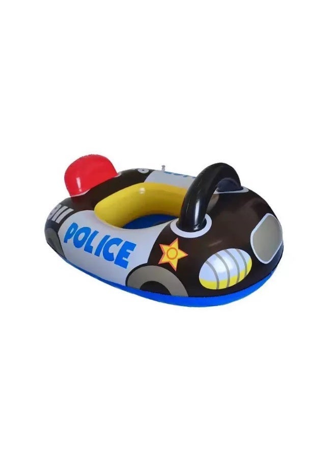 FUN MOMENT 75cm Inflatable Police Car Swimming Float - Image 3