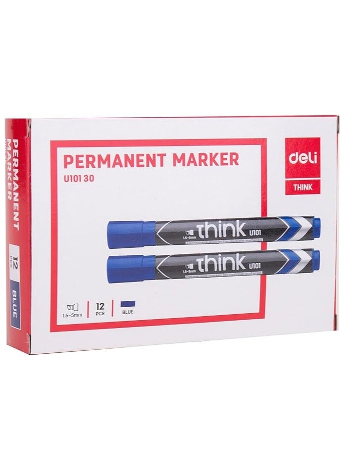 ديلي قلم تحديد دائم من ديلي باللون الأزرق Eu10130