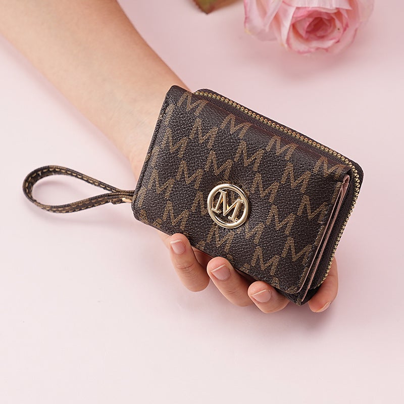 Multifunctional Solid Color PU Leather Wallet, RFID Blocking Design Portable Daily Storage Purse for Cards Cash Coin Business Use - Image 3