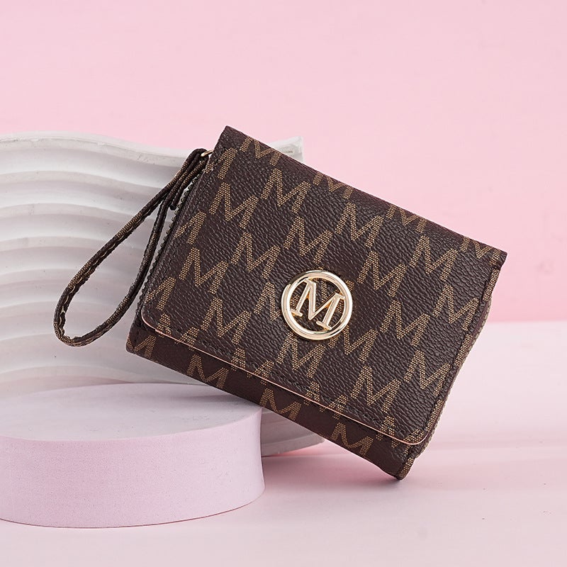 Multifunctional Solid Color PU Leather Wallet, RFID Blocking Design Portable Daily Storage Purse for Cards Cash Coin Business Use - Image 2