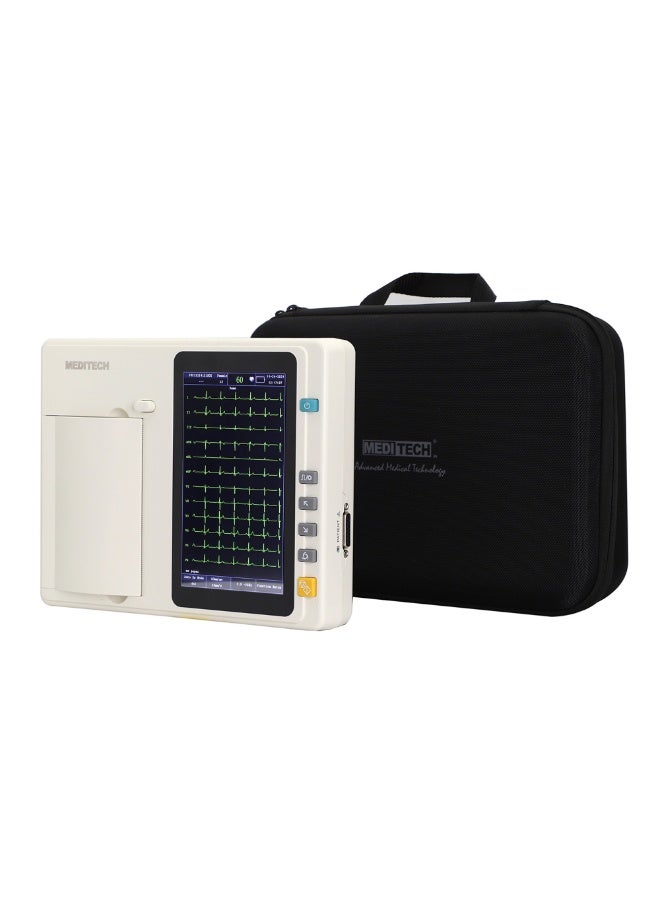 ميديتك جروب جهاز رسم القلب ECG _شاشة لمس 7 بوصة –تسجيل 6 قناه – تحليل تلقائي وحفظ البيانات - Image 5