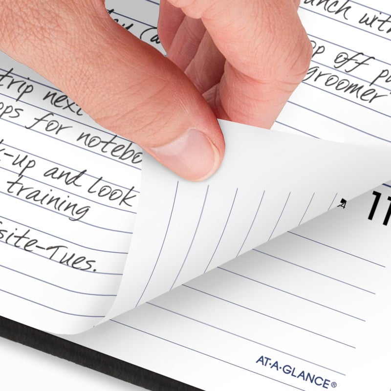 AT-A-GLANCE 2026 Planner, Weekly & Monthly, 7" x 8.75", Medium, Refillable, Executive, DayMinder, Black (G5450026) - Image 4