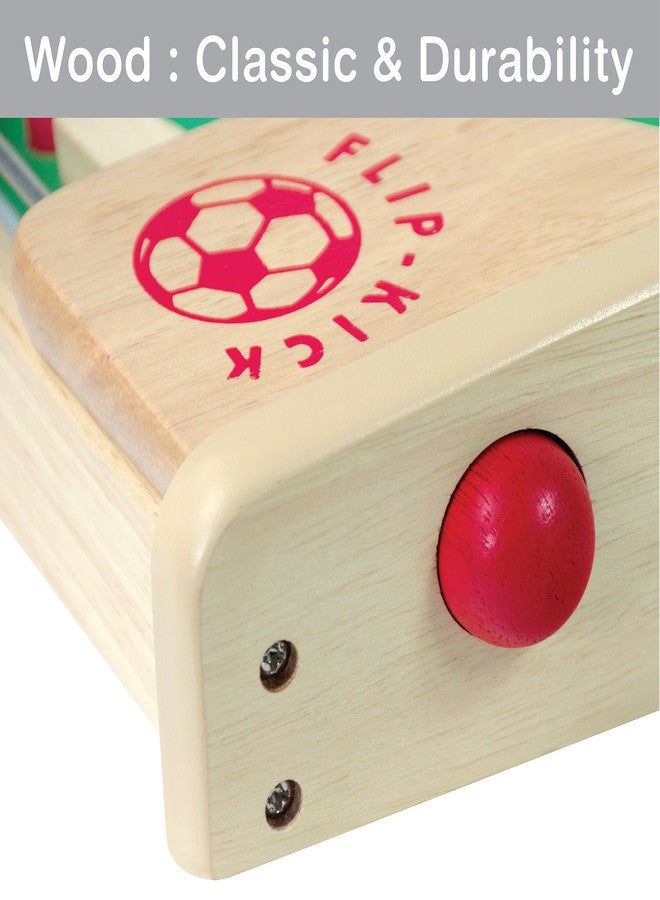 I'm Flipkick: Wooden Tabletop Football/Soccer Pinball Games, Indoor Portable Sport Table Board for Kids and Family - Image 5