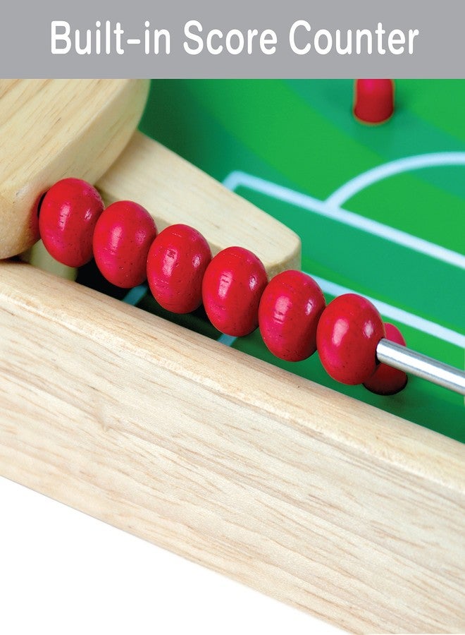I'm Flipkick: Wooden Tabletop Football/Soccer Pinball Games, Indoor Portable Sport Table Board for Kids and Family - Image 4
