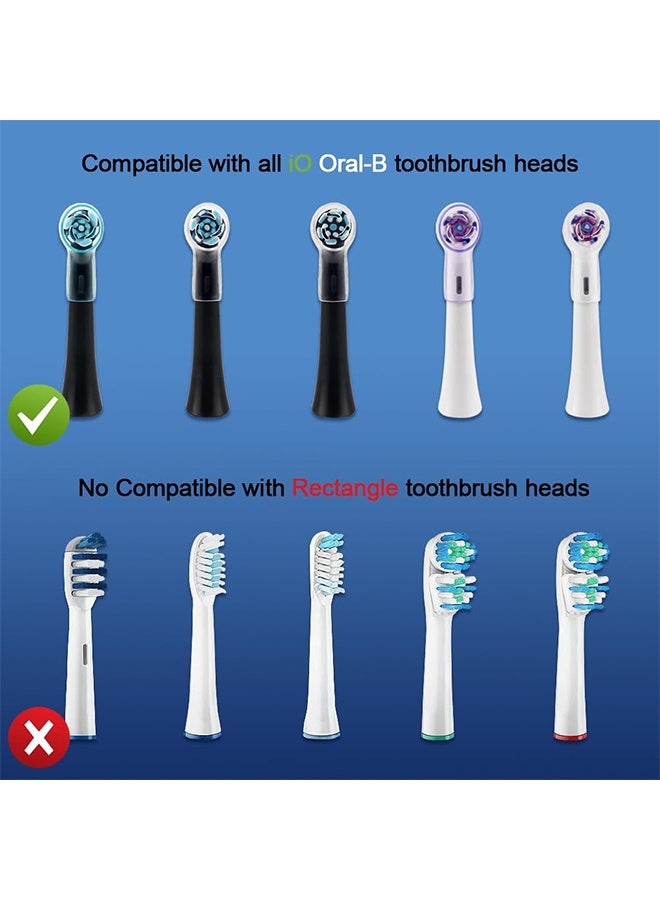 6 Pack Toothbrush Covers for Oral B iO Replacement Heads, Toothbrush Cover Caps for Oral B Bruan Pro 1000 Electric Toothbrush Head，iO Toothbrush Head Cover for Travel & Home (Mixing Colors) - Image 5