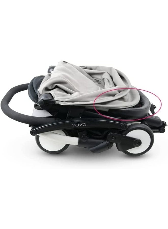ROMIRUS مقبض بار الحماية القابل للتعديل لعربة الأطفال متوافق مع YOYO2 YOYO3 (قماش أكسفورد) - Image 4