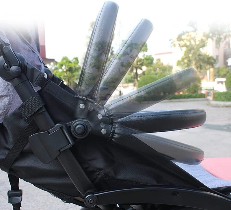 ROMIRUS مقبض بار الحماية القابل للتعديل لعربة الأطفال متوافق مع YOYO2 YOYO3 (قماش أكسفورد) - Image 2