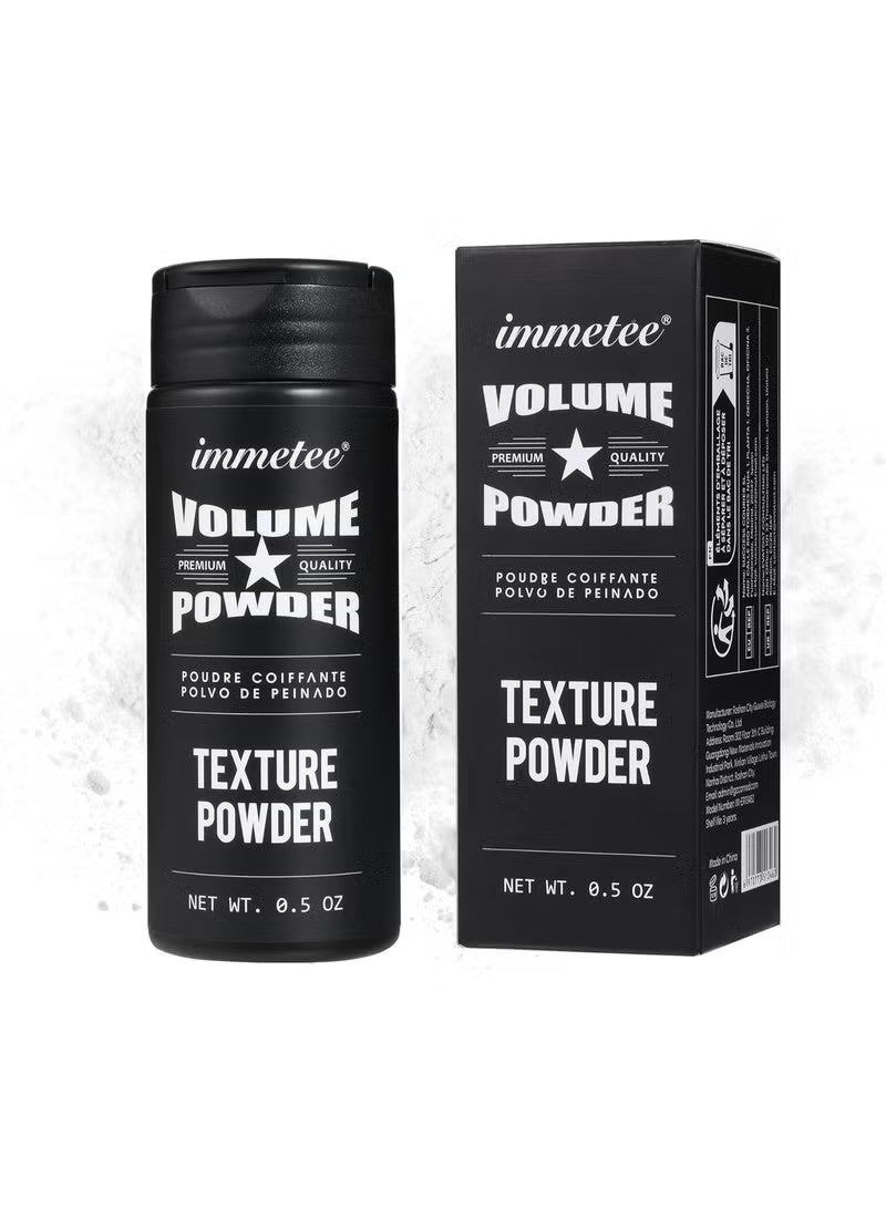 Immetee Hair Volume Powder - Texture Styling for Men and Women, Light Control Natural Matte Look, Root Lifting 14g - Image 1