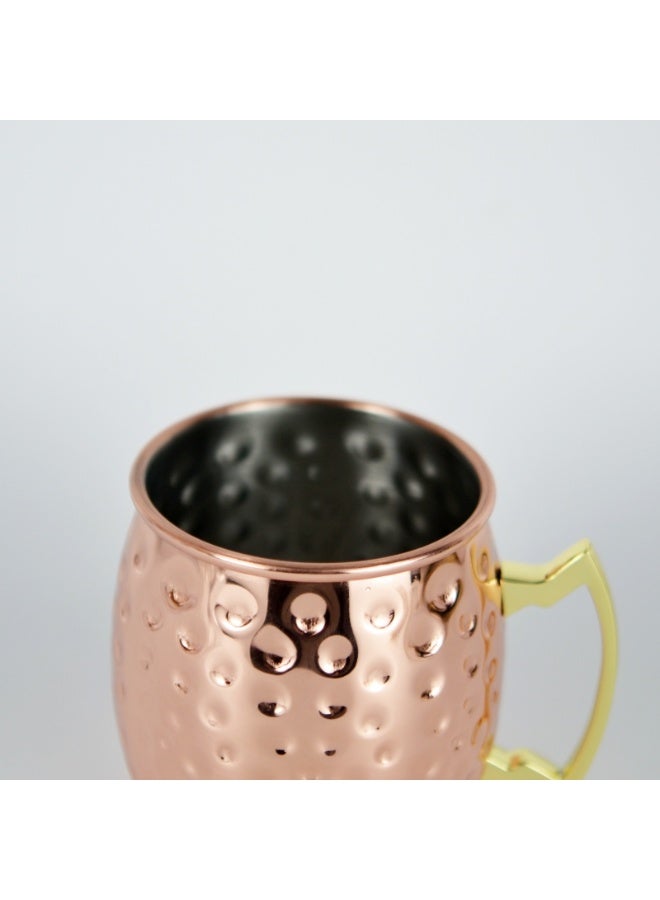pure copper hammered mug, 16 oz. suitable for cold drinks, parties  - Image 4