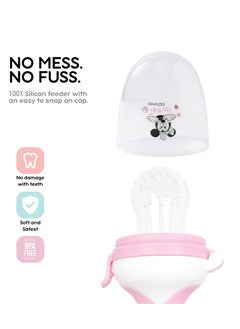 Disney Minnie Mouse Baby Pacifier Silicone Fresh Fruit Infant Teether With Handle 6 To 9 Months Official Disney Product  - Image 2