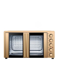 Generic 60L Electric Convection Oven – Double Glass Door Toaster Oven with 4 Knob Controls, Adjustable Thermostat – Household Countertop Oven for Baking, Roasting, French Toast  - Image 5