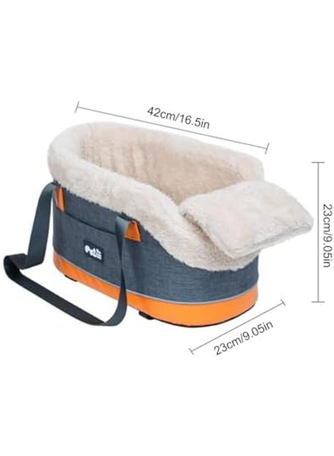 Small Dog Car Seat Pet Carrier Console Travel Safety Bag For Puppy And Cat - Image 3
