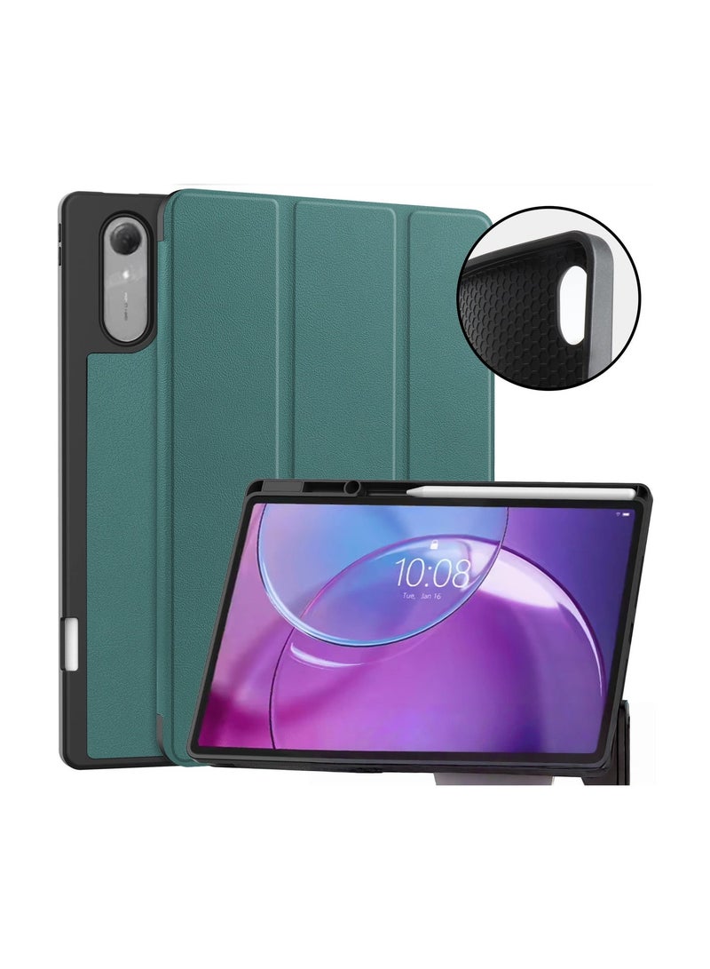 Case for Lenovo Idea Tab Pro Gen 2, TPU Protective Cover with Pencil Holder, Shockproof Slim Shell