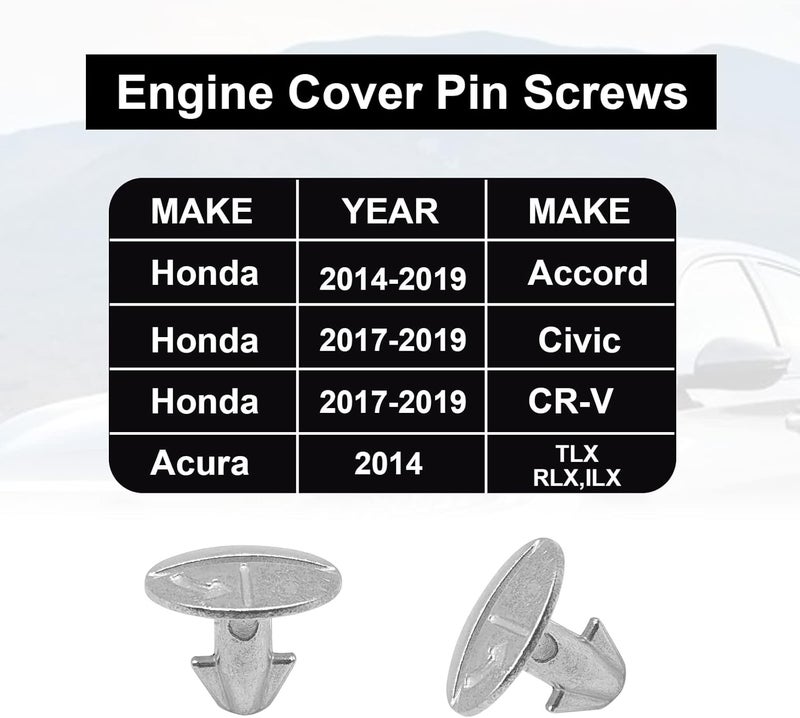 Stymart Lower Engine Cover Bolt Pin Screws - Image 4