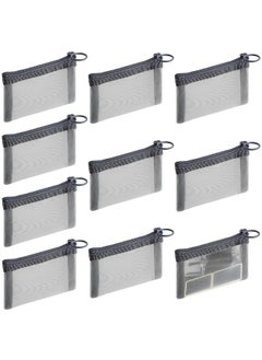 Frienda 10 Pcs Small Zipper Pouch Mini Mesh Zipper Cosmetic Bags Nylon Mesh Coin Purse Small Portable Cosmetic Case Mesh Storage Bags with Key Holder for women Travel Home, Grey, 3 x 4 Inch - pzsku/ZDA042D0AAE69180C5A7FZ/45/_/1738306558/dcf0850b-69d9-40e0-a036-a82a3e11214c