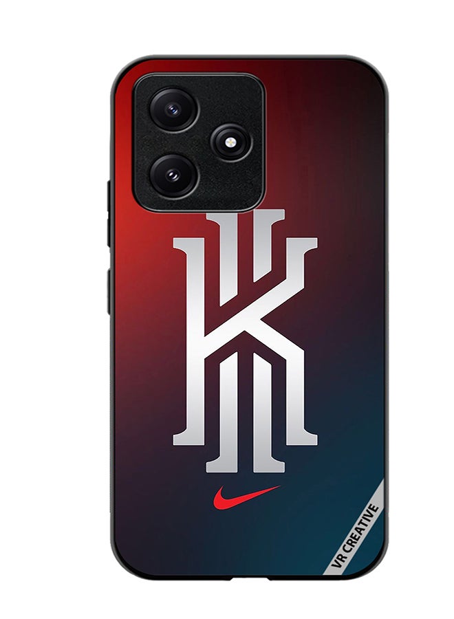 VR CREATIVE Protective Case Cover For Xiaomi Poco M6 Pro 5G Kyrie Irving Logo Design Multicolour - Image 1