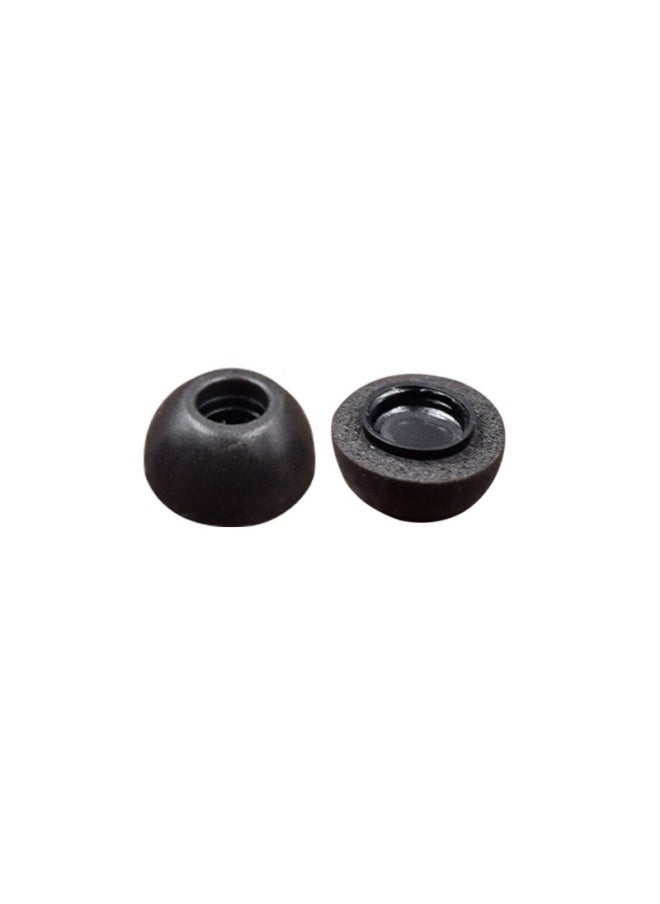 Generic - Customized AirPods Pro Earphone Cover 3Rd Generation For Apple Bluetooth Headset Memory Foam Earmuffs Anti-Slip Silicone Ear Caps-Color:Black (large Size) - Image 1