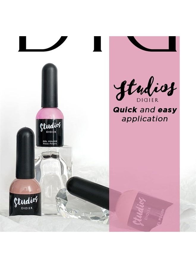DIDIER LAB - Studios Gel Polish Rose Petals - Professional Manicure Pedicure Products - Rich Pigment for Complete Nail Coverage - Flawless Shine - Suitable for Beginners - UV Lamp - Gift for Women - Image 1