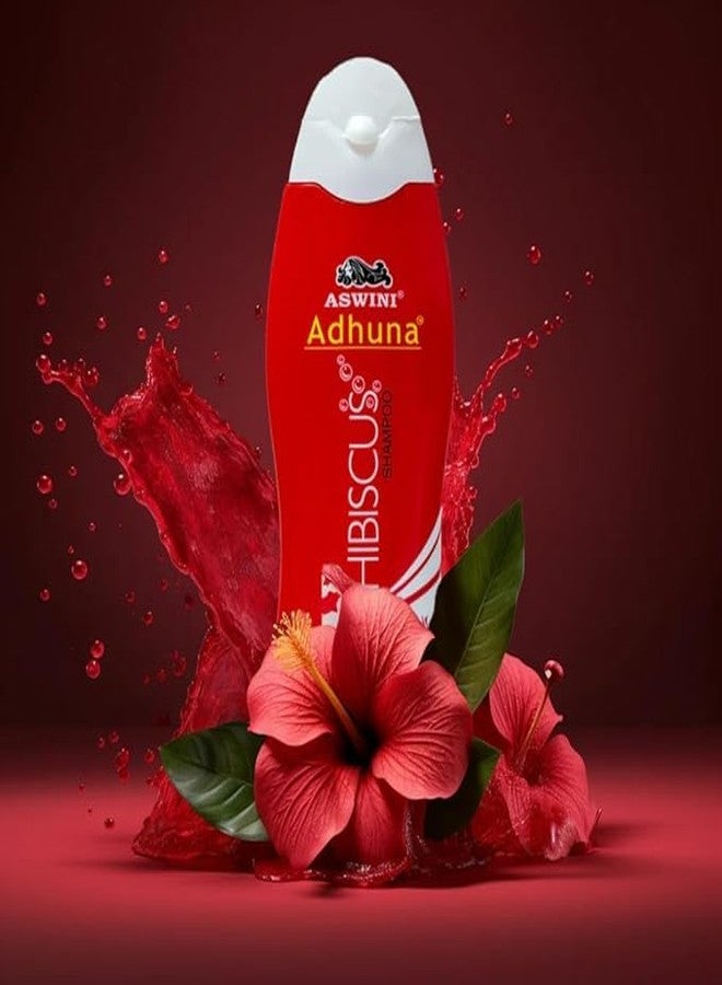 aswini Adhuna Hibiscus Shampoo - 850ml - Get Silky, Shiny & Soft Hair - Image 4