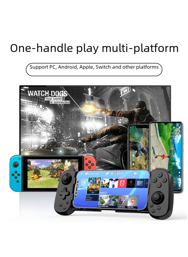Neutral New D6 Mobile Phone Stretch Game Handle Dual Hall Somatosensory Wireless Bluetooth Switch Ns Android Ios Computer - Image 3