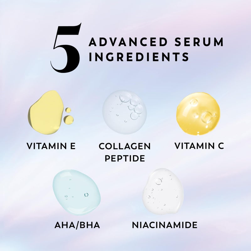 Olay Super Serum Body Wash for Rough & Bumpy Skin, Hydrating & Renewing Serum Complex with Exfoliating Minerals for Luminous Skin, 18.5 fl oz - Image 3