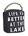 Pavilion Gift Company Pavilion Gift Company 72158 At the Lake Door Stopper, 5 by 6-Inch ,Black  - Image 2