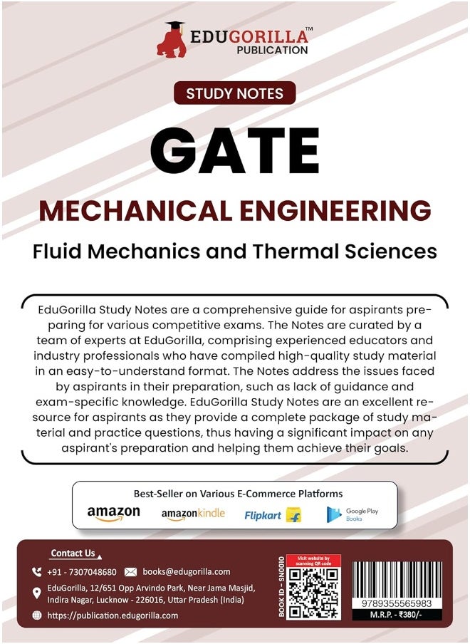 GATE Mechanical Engineering Fluid Mechanics and Thermal Sciences Topic-wise Notes | A Complete Preparation Study Notes with Solved MCQs  - Image 5