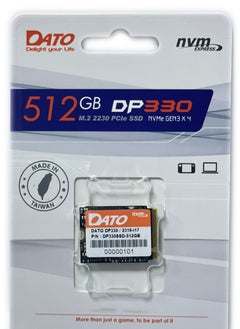 DATO DATO SSD DP330 NVMe PCIe 3X4 M.2 2230 512GB High Performance 