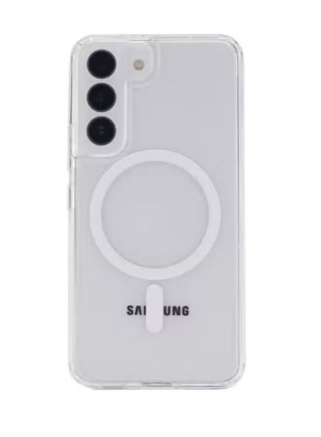 vesus Magnetic Clear Case Cover Compatible with Samsung Galaxy S23 Plus, Slim Bumper MagSafe Case Cover Compatible with Card Wallet & Wireless Charger, Screen & Camera S23 Plus  - Image 1