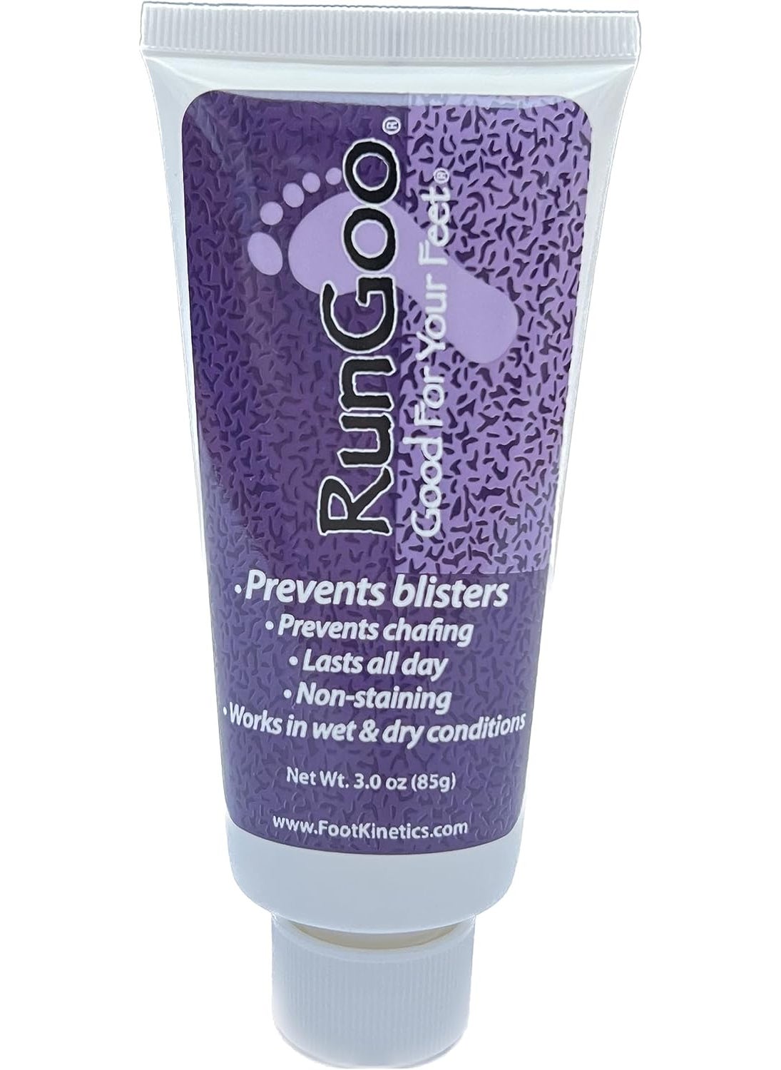 Foot Kinetics RunGoo Blister Prevention Cream Specifically Formulated for Feet (3 oz) 