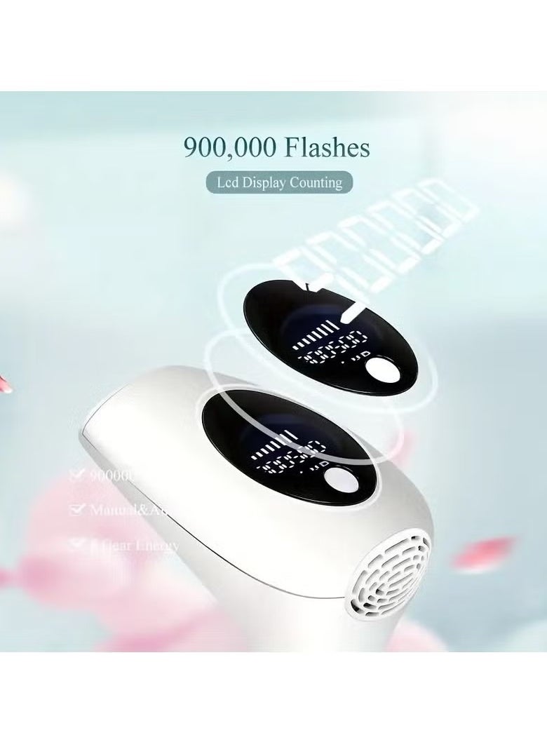 Beauenty - At-Home IPL Hair Removal for Women and Men - Permanent Hair Remover with 900000 Flashes - Painless Hair Removal on Armpits, Back, Legs, Arms, Face, and Bikini Line - Image 1