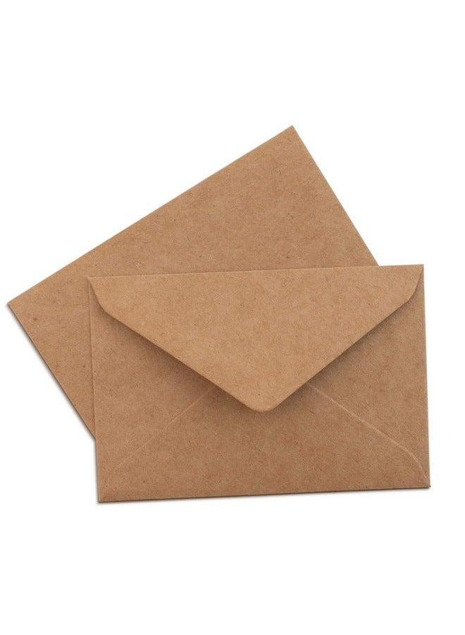 Generic 100 Pack Mini Envelopes, Small Business Card Envelopes 4 x 2.7 Inches  - Image 2