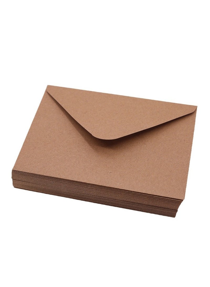 Generic 100 Pack Mini Envelopes, Small Business Card Envelopes 4 x 2.7 Inches  - Image 1