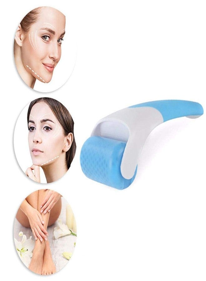 Meetzone مدلك ميتزون الثلجي لعلاج انتفاخ الوجه والعينين، والصداع النصفي، وتسكين الألم، والإصابات الطفيفة، مقاوم للماء، حجر بارد، تدليك مريح مضاد للشيخوخة، أدوات لمنع التجاعيد (قطعة واحدة/متعدد الألوان) - Image 4