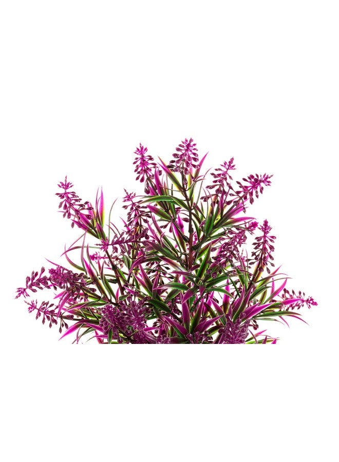 CNZ Aquarium Decor Fish Tank Decoration Ornament Artificial Plastic Plant Green/Purple, 11.8-inch - Image 5