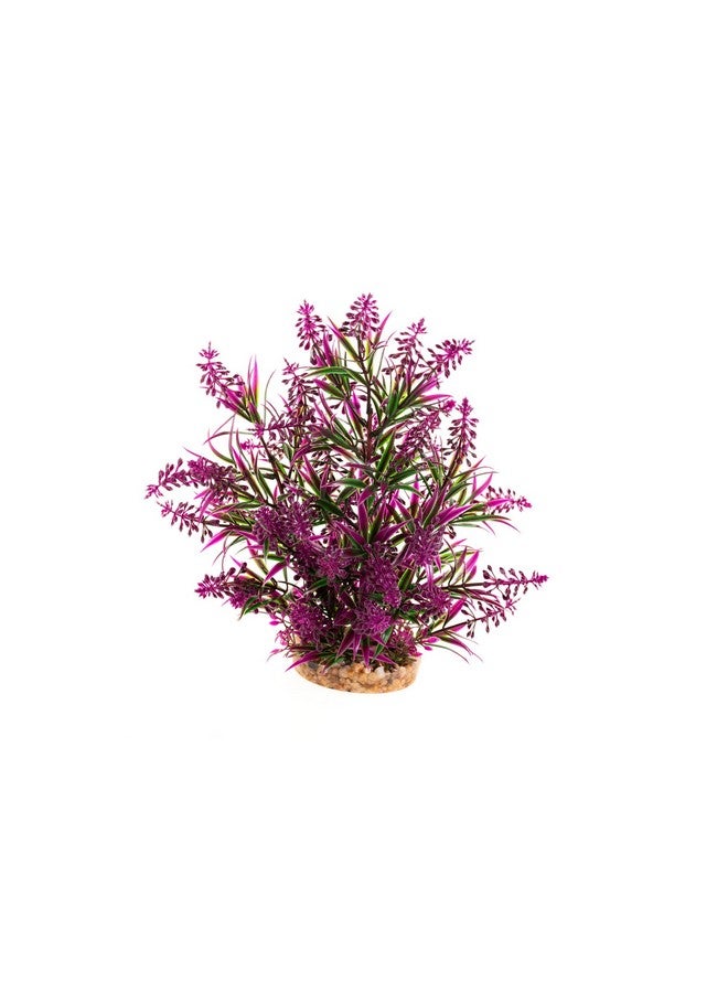 CNZ Aquarium Decor Fish Tank Decoration Ornament Artificial Plastic Plant Green/Purple, 11.8-inch - Image 2