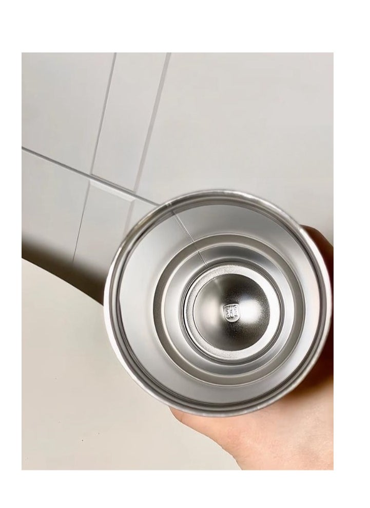 Generic - Insulated Cup, Cold Insulated Ice Cream Cup, 900mL Large Capacity Cup, Double Drinking Straw Water Cup - Image 1
