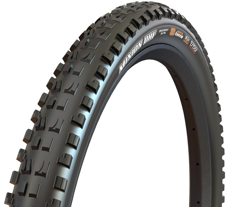 MAXXIS Minion DHF - Dual Compound - 20, 24, 26, 27.5, 29 - EXO - E25 Rating, Tubeless | Gold Standard of Gravity Focused Tread, Size 27.5x2.30 - EXO, E25 - Image 1