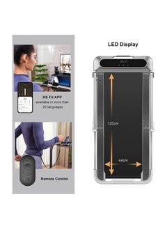 KINGSMITH Walkingpad R2 Treadmill Running And Walking 2 In 1 Folding Treadmill Manual Automatic Modes Foldable Walking Pad Non-Slip Smart Lcd Display Fitness Equipment,Under Desk Treadmill  - Image 4