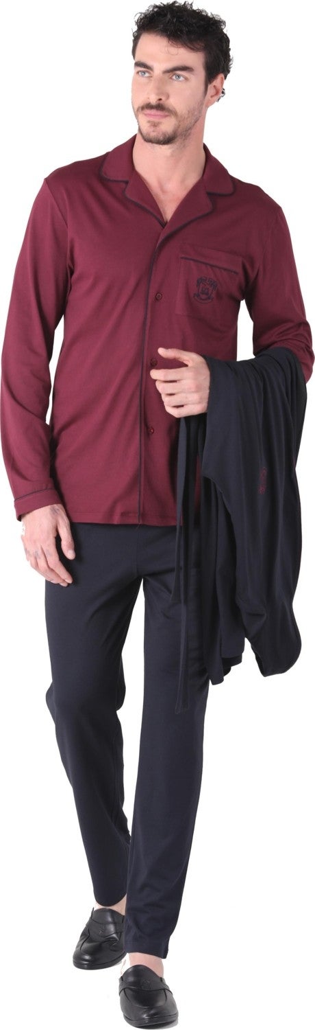 D'S DAMAT D'S Groom Men's 3-Piece Robe Set 224002  - Image 2