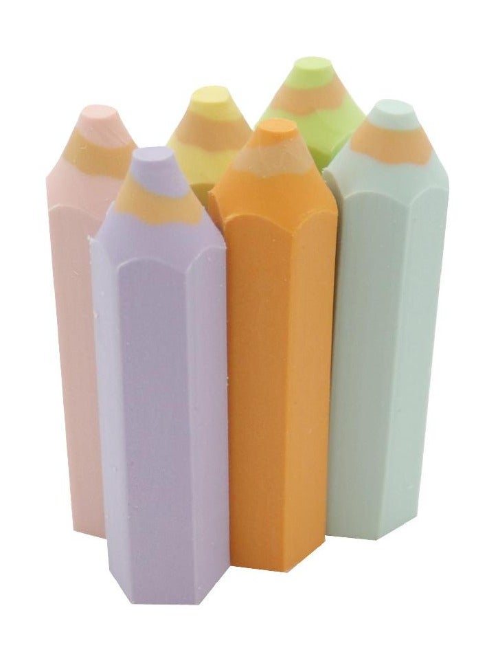 ROCO Rubber Eraser Pencil in Pet Box Assorted Color - Image 2