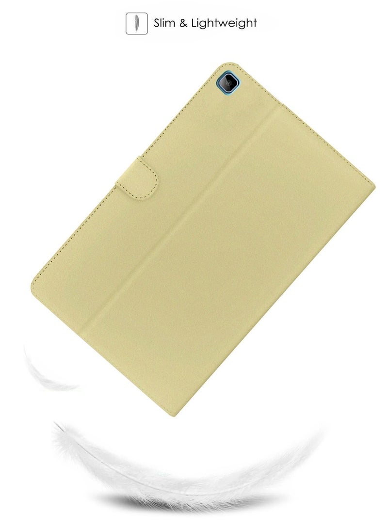 OMAKER High Quality Leather Smart Flip Case Cover With Magnetic Stand For Honor Pad X8 / Pad X8 Lite 9.7 Inch 2022 Gold - Image 3