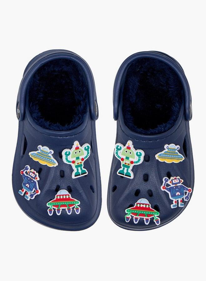 أكوا شباشب جيبيتز فرو صناعي بحزام خلفي - Image 3