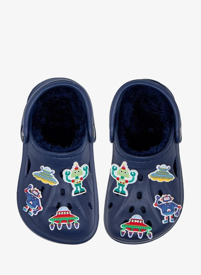 أكوا شباشب جيبيتز فرو صناعي بحزام خلفي