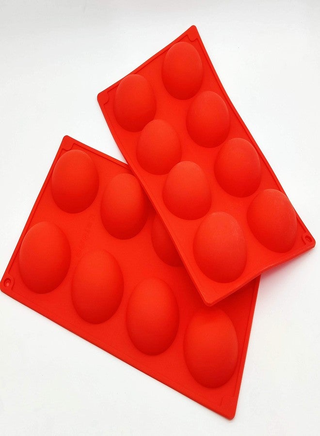 Folca® 1 Pc 8 Cavity Round Silicone Mould for Handmade Soap, Cake, Jelly, Pudding, Chocolate, Dessert etc (8 Cavity Round Mould) - Image 4